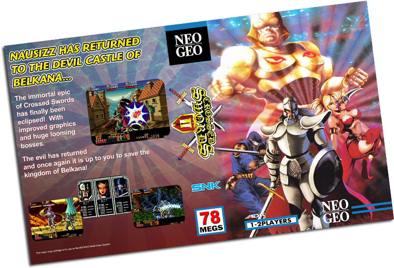 Crossed Swords 2 - Neo Geo CD Gameplay Preview 